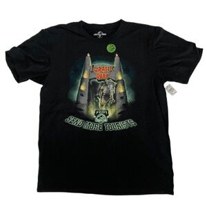 Universal Studios Jurassic Park "Send More Tourists" Glow in the Dark Shirt L